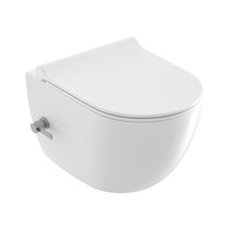 WC avec buse de bidet Uni Chrome RimOff